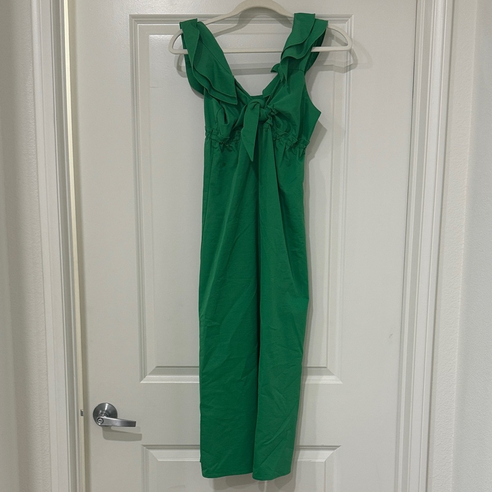 Summer derby green dress Sz XS